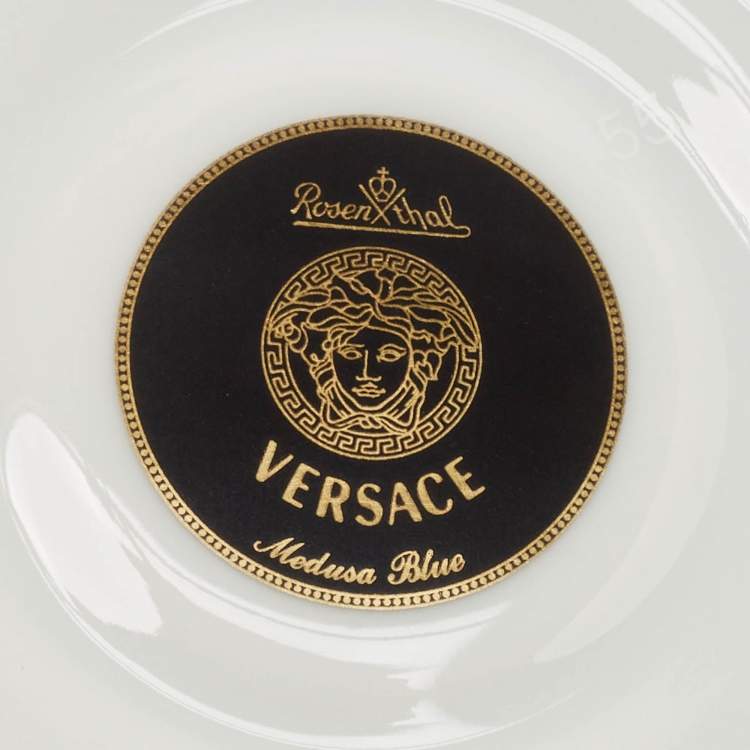 Pre Owned Rosenthal Meets Versace Medusa Espresso Cup & Saucer Set
