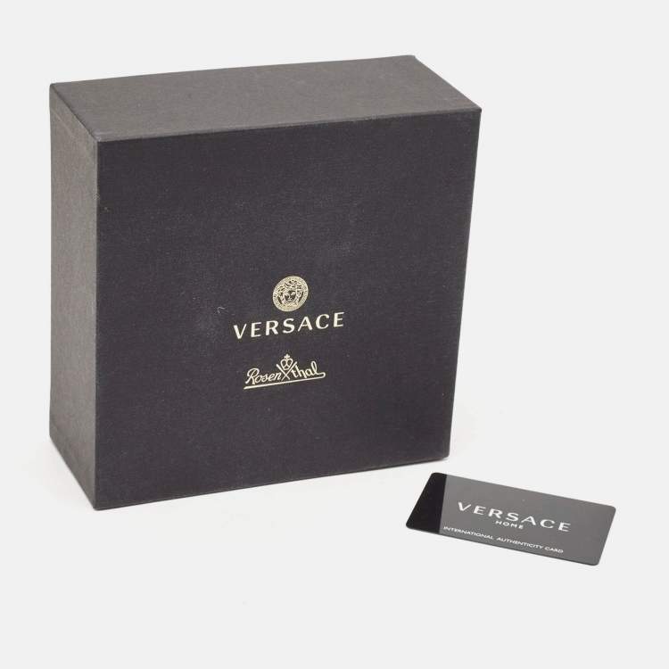 Pre Owned Rosenthal Meets Versace Medusa Espresso Cup & Saucer Set