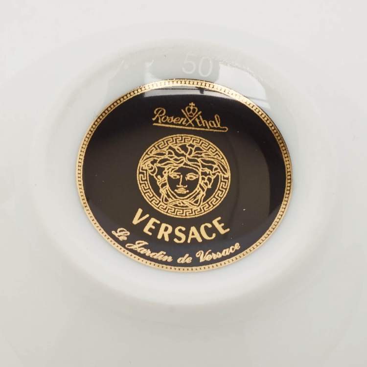 Pre Owned Rosenthal Meets Versace Scala Del Palazzo Set of 5 Mugs