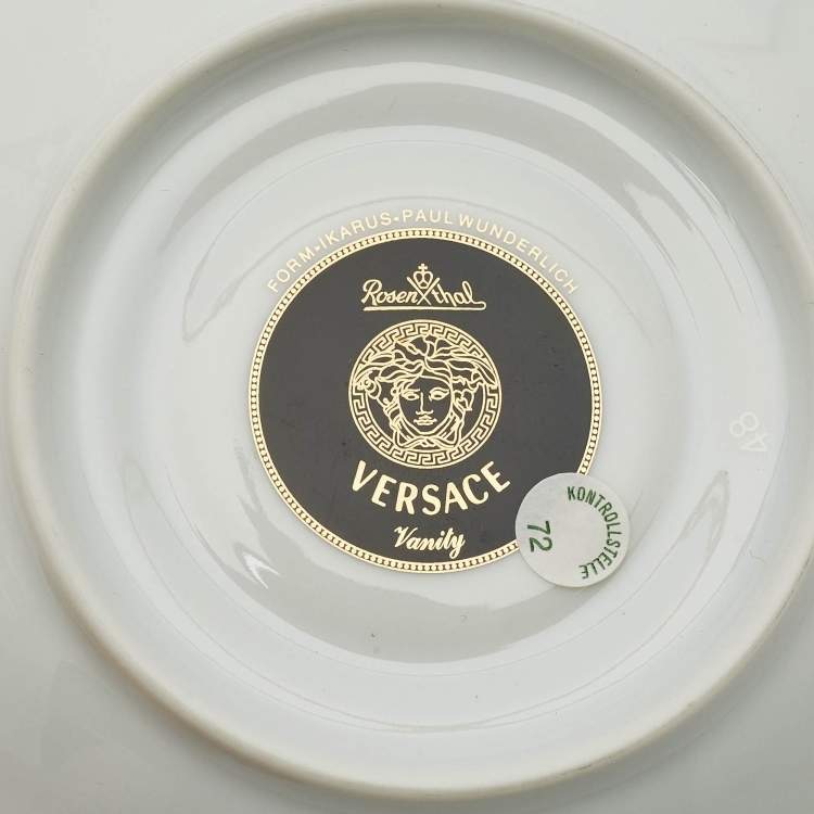 Pre Owned Rosenthal Meets Versace Ikarus Vanity Espresso Cup & Saucer