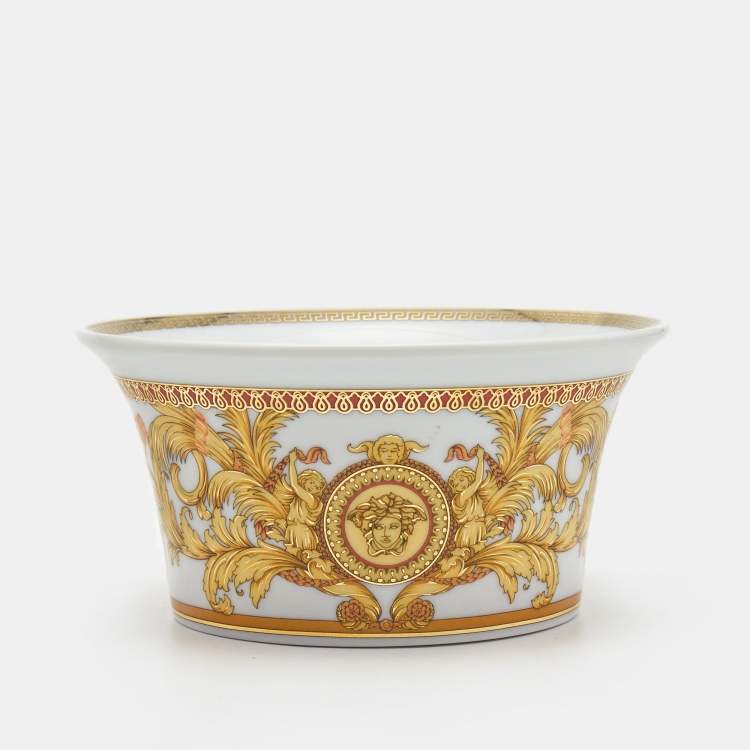Pre Owned Rosenthal Meets Versace Asian Dream Fruit Dish Bowl 