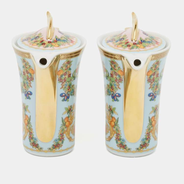 Pre Owned Rosenthal Meets Versace Le jardin de Versace Creamer Set of 2
