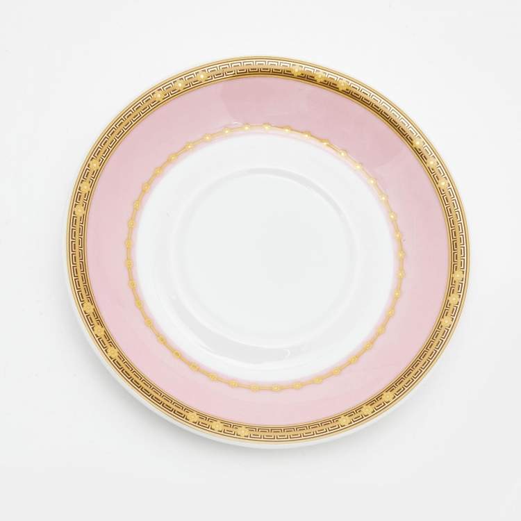 Pre Owned Rosenthal Meets Versace Le jardin de Versace Tea Cup with Saucer Set of 6