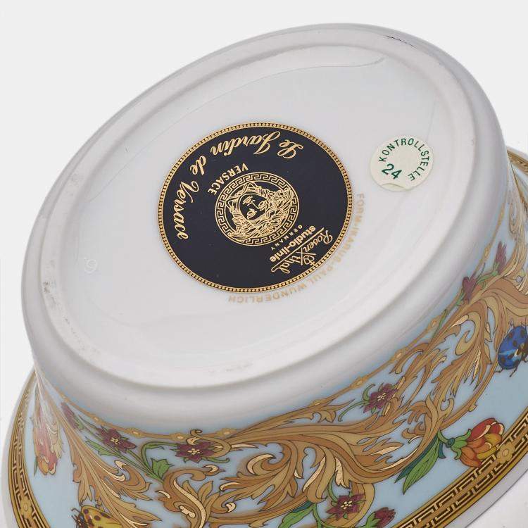 Pre Owned Rosenthal Meets Versace Le jardin de Versace Covered Sugar Bowl Set of 2