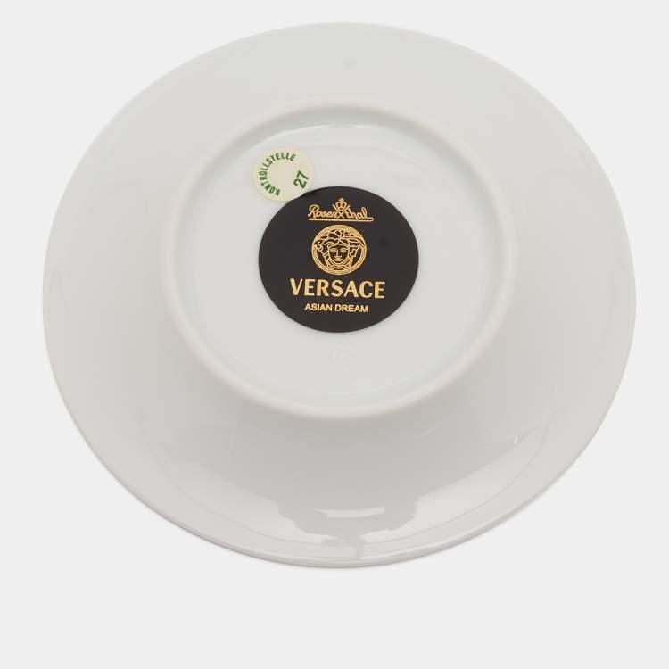 Pre Owned Rosenthal Meets Versace Asian Dream Espresso Cup & Saucer Set