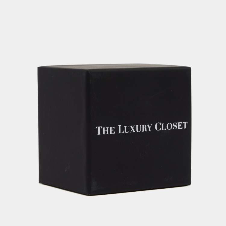 Pre Owned Rosenthal Meets Versace Platinum Medusa Vanity Vase