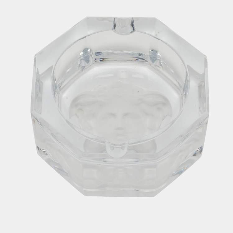 Pre Owned  Rosenthal Meets Versace Medusa Lumière Ashtray