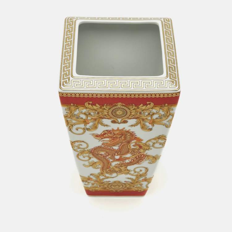 Pre Owned Rosenthal Meets Versace Porcelain Asian Dream Vase