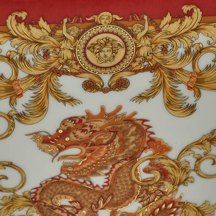 Pre Owned Rosenthal Meets Versace Porcelain Asian Dream Vase