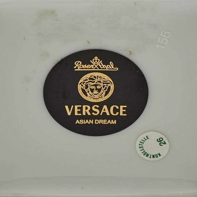 Pre Owned Rosenthal Meets Versace Porcelain Asian Dream Vase