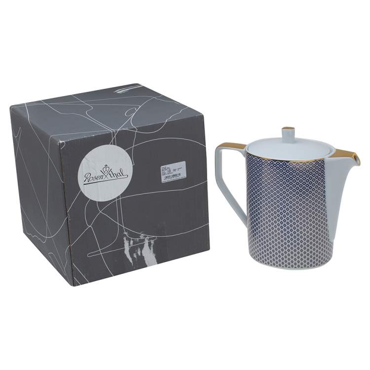Pre Owned Rosenthal Blue Francis Carreau Coffee Pot 3