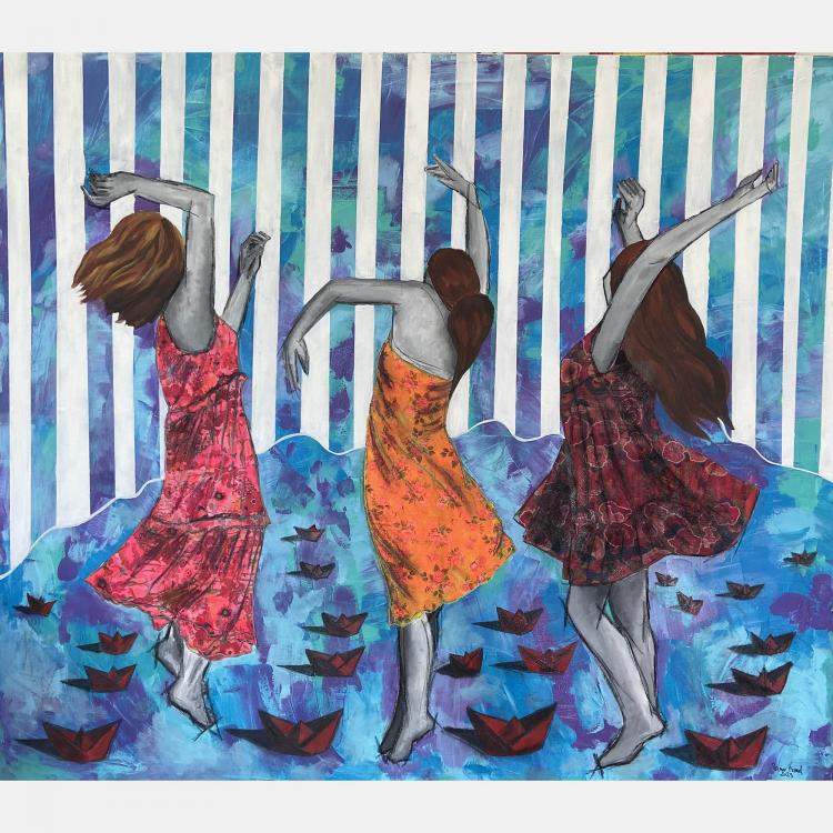 Pre Owned Monsoon  by Samar Kamel, Egypt, 2023 (140 x 160)