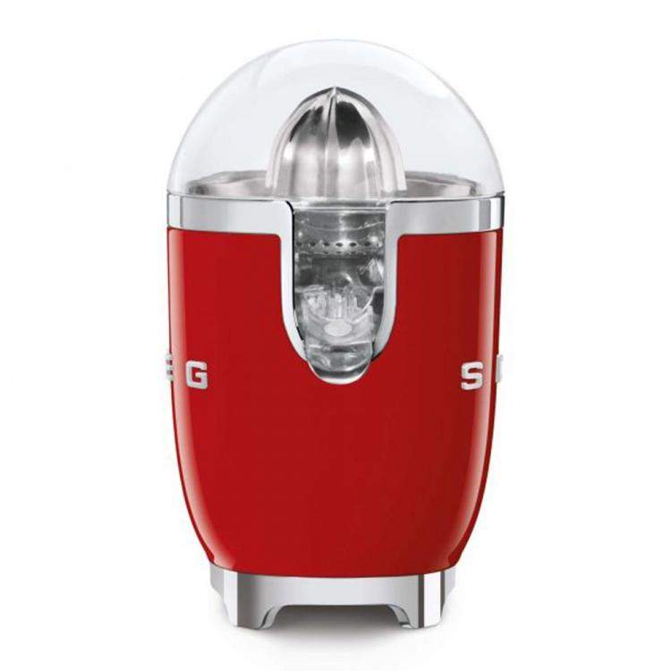 Pre Owned Smeg 50's Retro Style Aesthetic Citrus Juicer, Red (Available for UAE Customers Only)