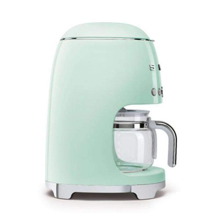 Pre Owned Smeg 50'S Retro Style Aesthetic Drip Filter Coffee Machine, Pastel Green (Available for UAE Customers Only)