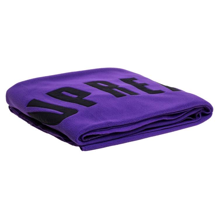 Pre Owned Supreme X The North Face Purple Arc Denali Fleece Blanket