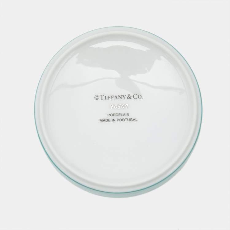 Pre Owned Tiffany & Co. Porcelain Flagship Facade Trinket Box