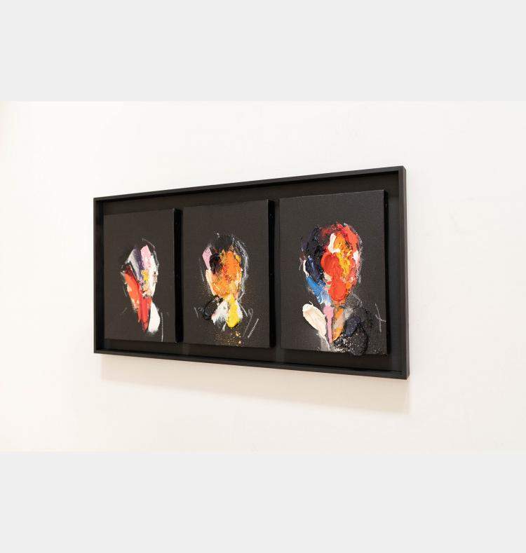 Pre Owned Untitled Portrait Works By Tomoya Nakano, Japan,2023 (28.9 X 56.2)