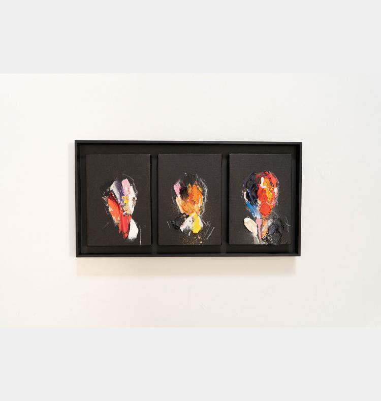 Pre Owned Untitled Portrait Works By Tomoya Nakano, Japan,2023 (28.9 X 56.2)