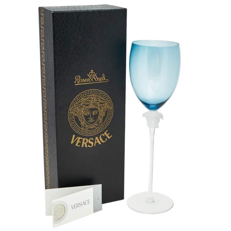 Pre Owned Versace x Rosenthal Medusa Lumiere Water Goblet 