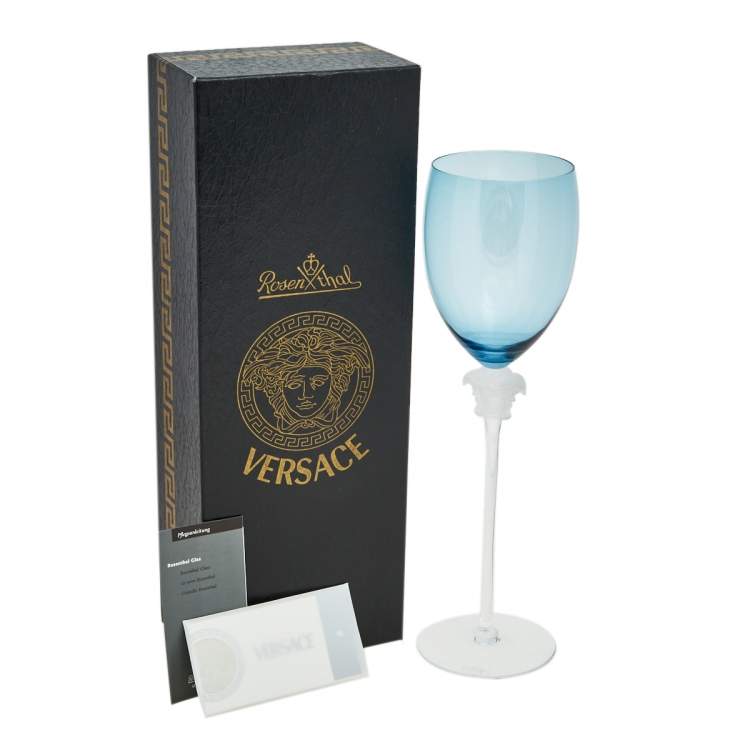 Pre Owned Versace x Rosenthal Medusa Lumiere Water Goblet 