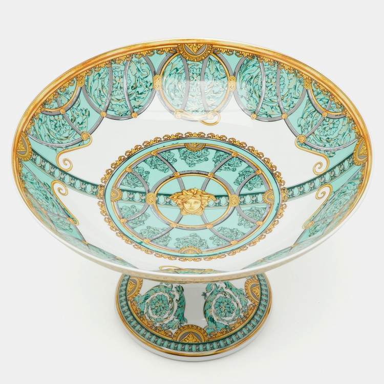Pre Owned Versace X Rosenthal La Scala del Palazzo Verde Bowl