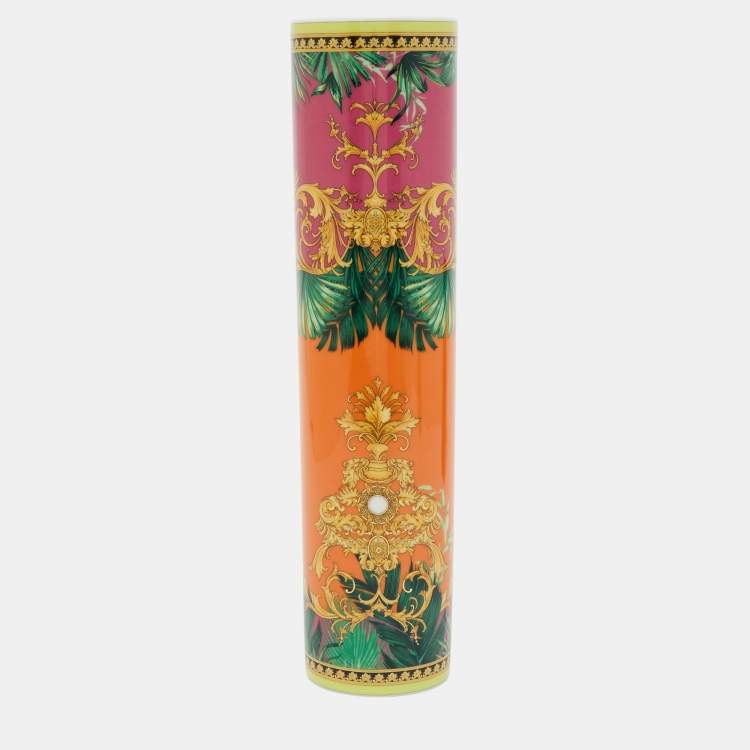 Pre Owned Versace X Rosenthal Jungle Animalier Tall Vase 30 cm