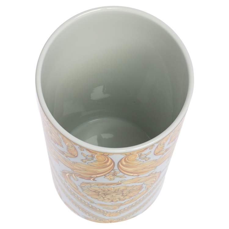 Pre Owned Versace X Rosenthal Rhapsody Porcelain Vase