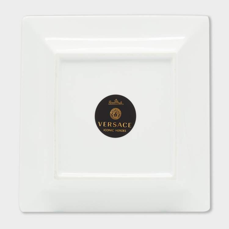 Pre Owned Rosenthal Meets Versace Iconic Heroes Grand Dish Divertissement 22 cm