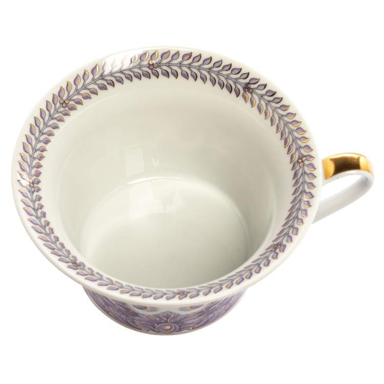 Pre Owned Versace X Rosenthal Le Grand Divertissement Cup & Saucer Set