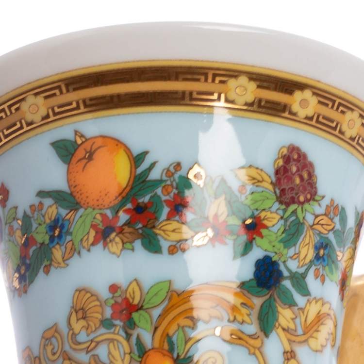 Pre Owned Versace x Rosenthal Le jardin de Versace Espresso Cups Set of 3