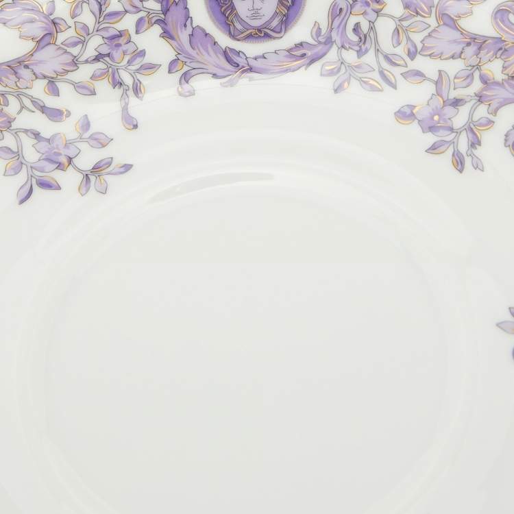 Pre Owned Versace X Rosenthal Le Grand Divertissement Tea Cup & Saucer Set of 10