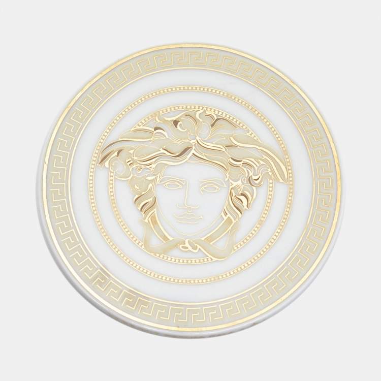 Pre Owned Versace Medusa Gala Coasters Set of 3
