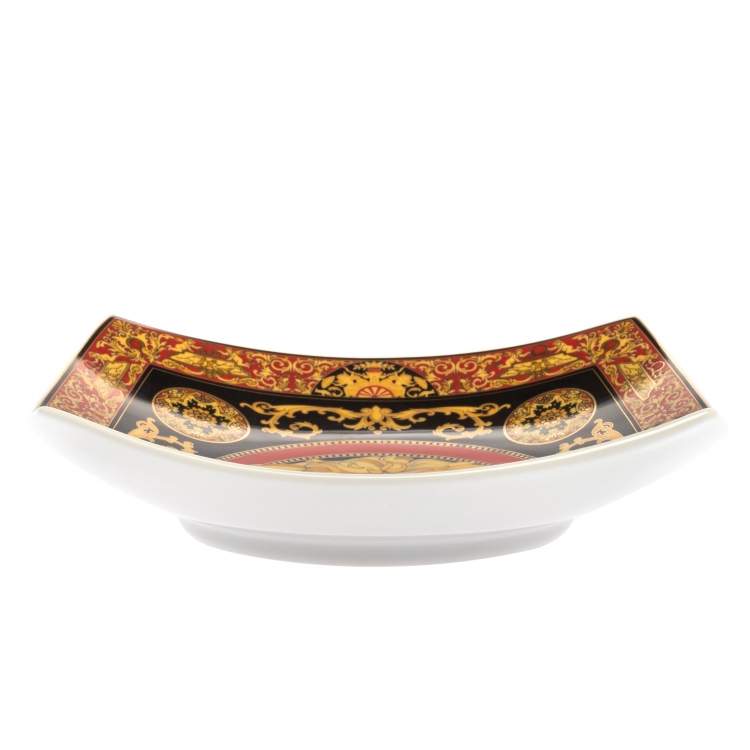 Pre Owned  Rosenthal Meets Versace Medusa Square Dish
