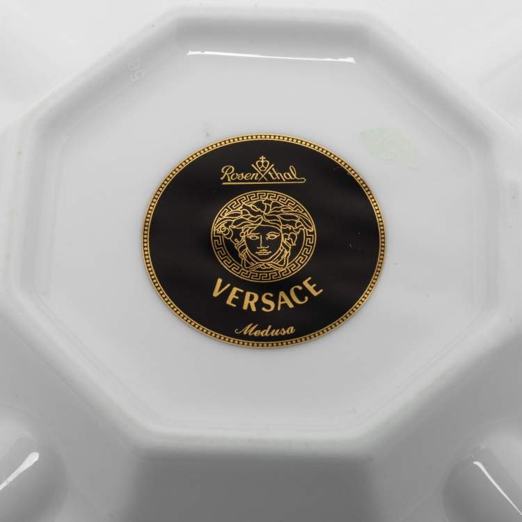 Pre Owned Versace x Rosenthal Medusa Porcelain Ashtray