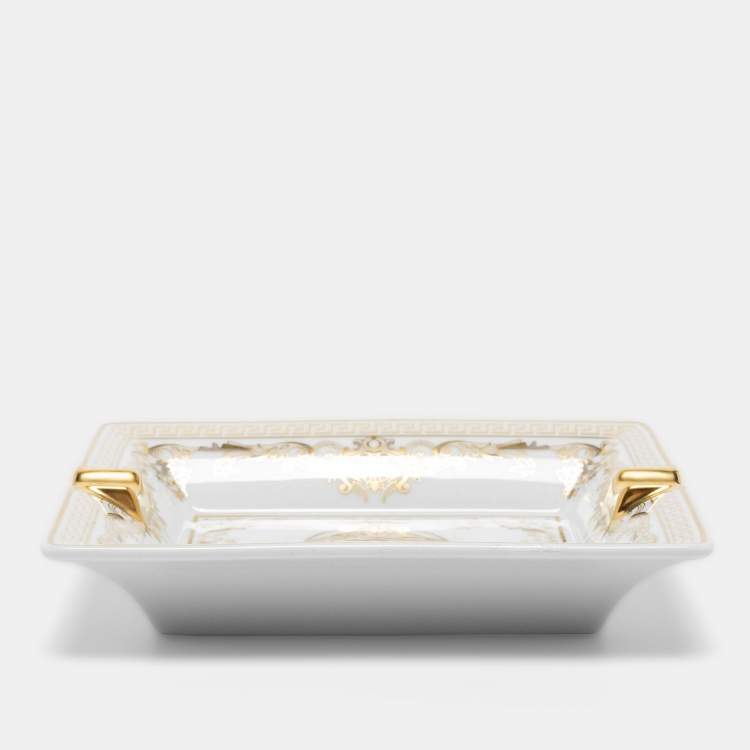 Pre Owned Versace x Rosenthal Medusa Gala Porcelain Ashtray