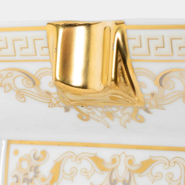 Pre Owned Versace x Rosenthal Medusa Gala Porcelain Ashtray