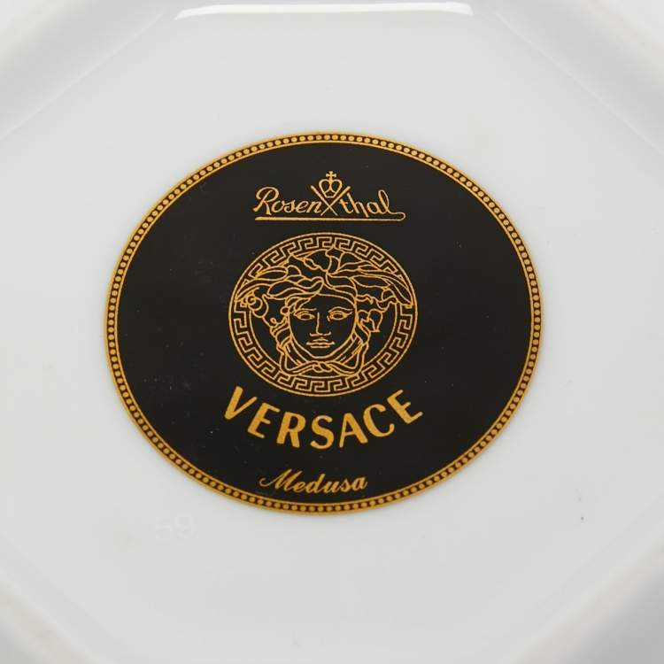 Pre Owned Versace x Rosenthal Medusa Porcelain Ashtray