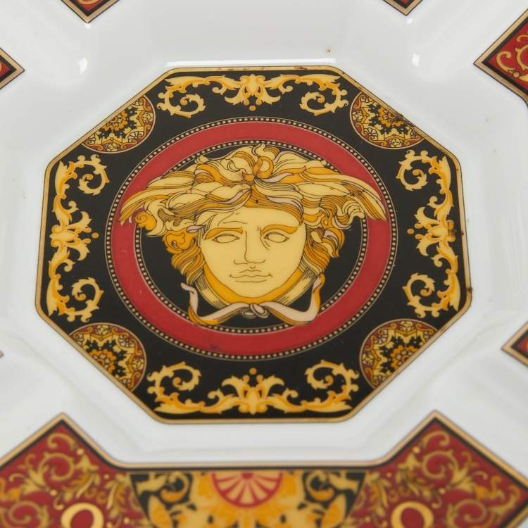 Pre Owned Versace x Rosenthal Medusa Porcelain Ashtray