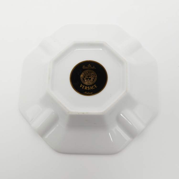 Pre Owned Versace x Rosenthal Medusa Porcelain Ashtray