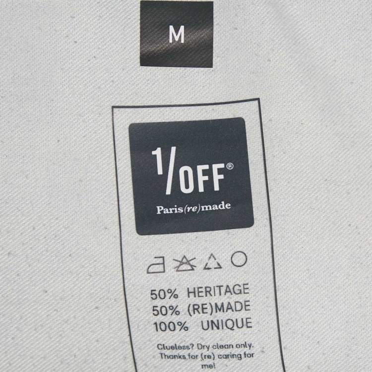 Pre Owned 1/off Blue Denim High Waist Baggy Remade Jeans M Waist 32"