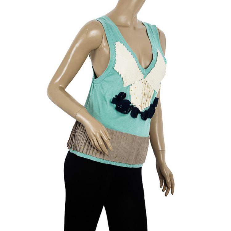 Pre Owned 3.1 Phillip Lim Ribbon Embellished Top S