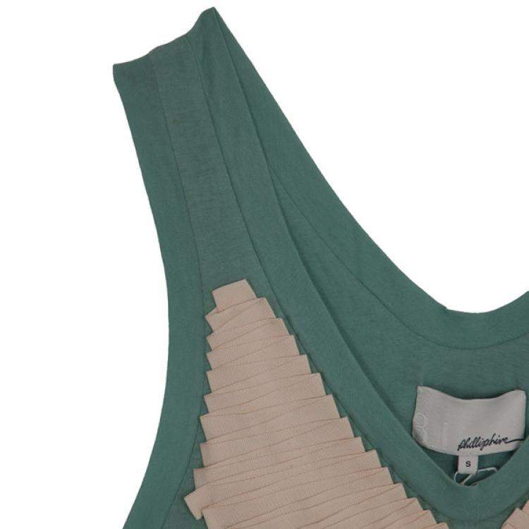 Pre Owned 3.1 Phillip Lim Ribbon Embellished Top S