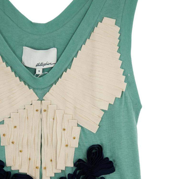 Pre Owned 3.1 Phillip Lim Ribbon Embellished Top S