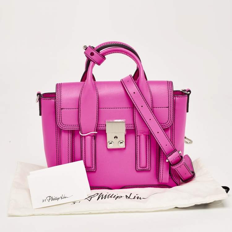 Pre Owned 3.1 Phillip Lim Pink Leather Mini Pashli Satchel