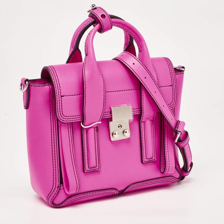 Pre Owned 3.1 Phillip Lim Pink Leather Mini Pashli Satchel