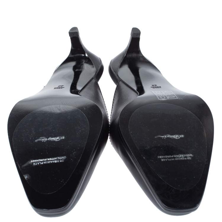 Pre Owned 3.1 Phillip Lim Black Leather Mule Sandals Size 35