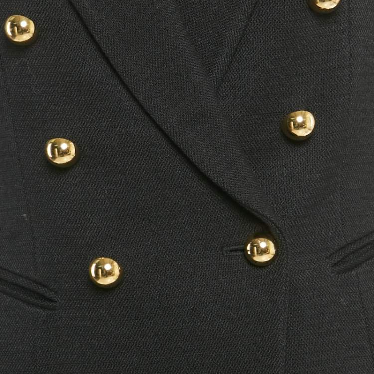 Pre Owned 3.1 Phillip Lim Black Wool Double Breasted Jacket M