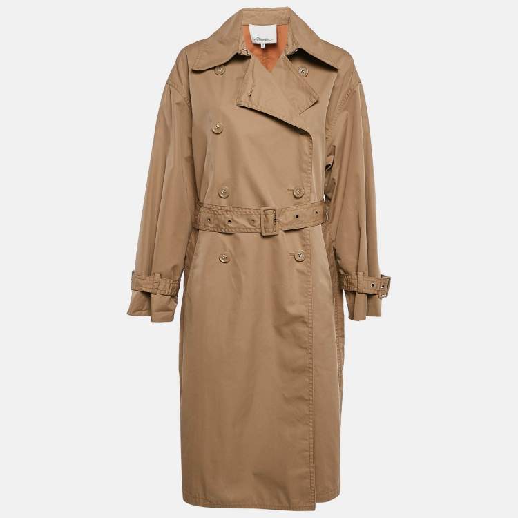 Pre Owned 3.1 Phillip Lim Beige Gabardine Double Breasted Trench Coat M