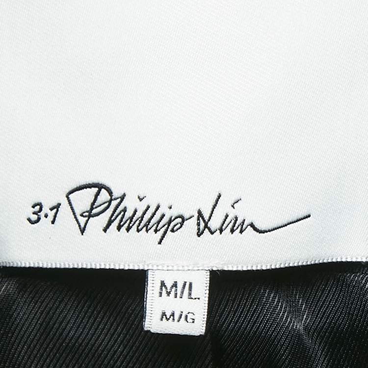 Pre Owned 3.1 Phillip Lim Navy Blue Mid-Length Coat M