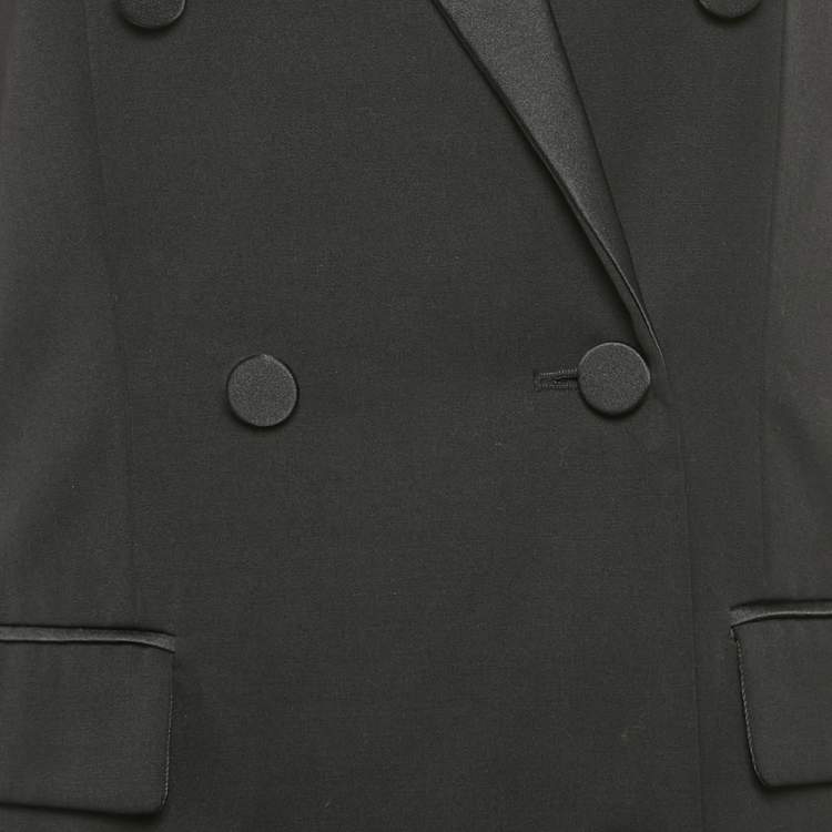 Pre Owned 3.1 Phillip Lim Black Wool Sleeveless Double Breasted Coat S